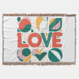 Valentijnsdag cadeau, wanddecoratie, liefdesdecora deken