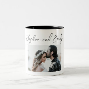 Valentijnsdag Cadeaufoto Tweekleurige Koffiemok
