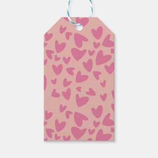 Valentijnsdag cadeaukaartje cadeaulabel