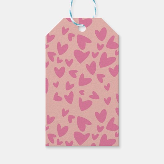 Valentijnsdag cadeaukaartje cadeaulabel (Voorkant)
