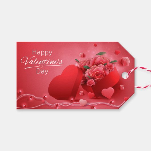 Valentijnsdag CadeauLabels (Voorkant (Horizontaal))