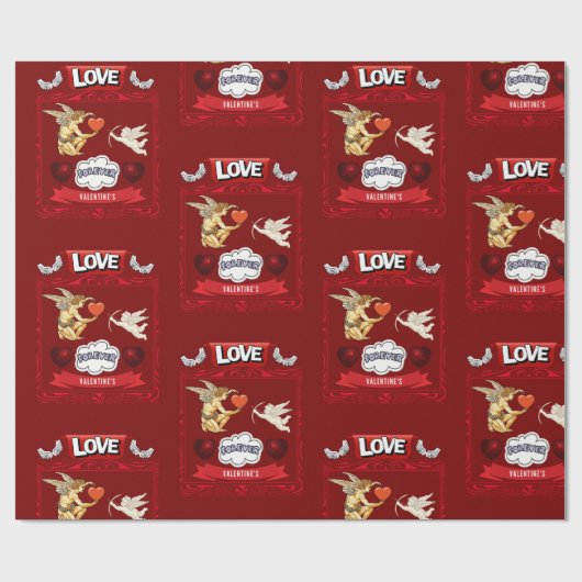 Valentijnsdag Cadeaupapier (Vlak)