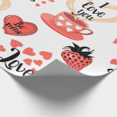 Valentijnsdag Cadeaupapier (Hoek)