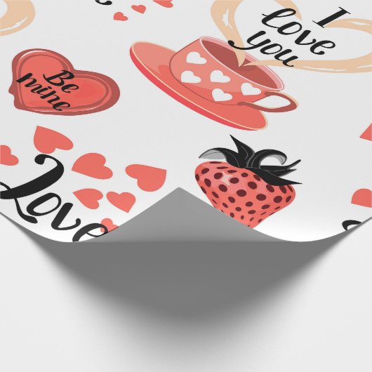 Valentijnsdag Cadeaupapier (Hoek)