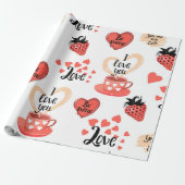 Valentijnsdag Cadeaupapier (Uitgerold)