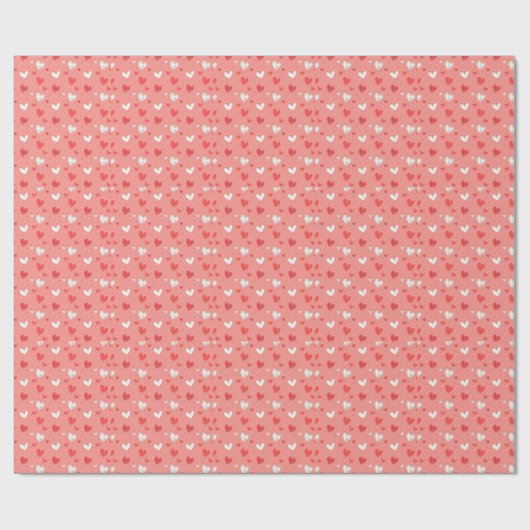 Valentijnsdag, cadeaupapier, romantisch inpakpapie cadeaupapier (Vlak)