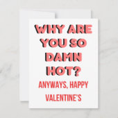 Valentijnsdag cadeaus en kaart - waarom ben je zo  (Voorkant)