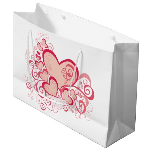 Valentijnsdag Cadeaus Groot Cadeauzakje (Voorkant Gekanteld)