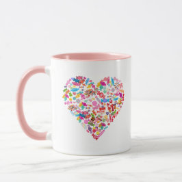 Valentijnsdag Cadeaus Snoep Hartvormig Ontwerp Mok