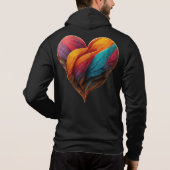 Valentijnsdag cadeaus voor vriendje hoodie (Achterkant)