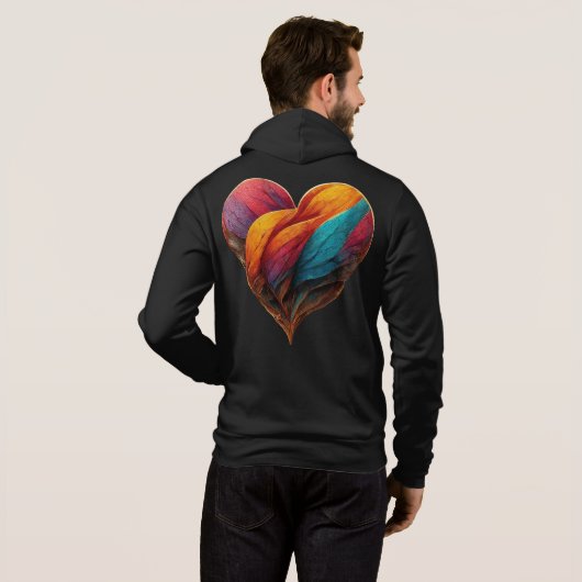 Valentijnsdag cadeaus voor vriendje hoodie (Achterkant volledig)