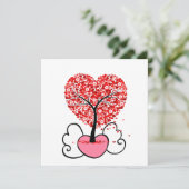 Valentijnsdag cadeautjes voor Valentijnsdag. Kaart (Staand voorkant)