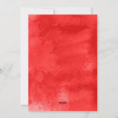 Valentijnsdag Café Elegant gepersonaliseerd Feestdagenkaart (Achterkant)