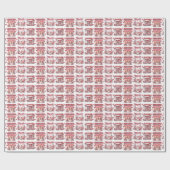 Valentijnsdag Caffe Romantisch Cadeaupapier (Vlak)