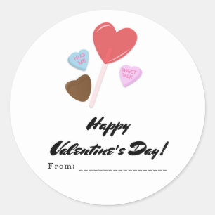 Valentijnsdag Candy Feestje Persoonlijke Favor Ronde Sticker