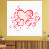 Valentijnsdag Canvas afdrukken (Insitu (Woonkamer))