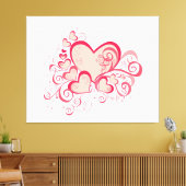 Valentijnsdag Canvas afdrukken (Insitu (Woonkamer))