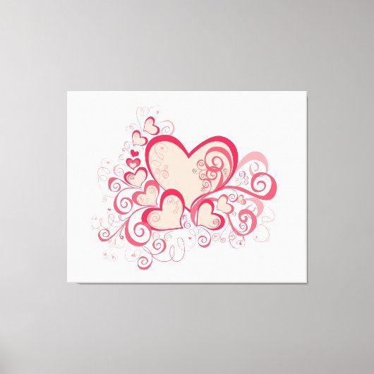 Valentijnsdag Canvas afdrukken (Voorkant)
