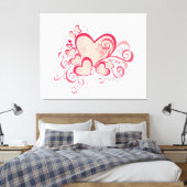 Valentijnsdag Canvas afdrukken (Insitu (Slaapkamer))
