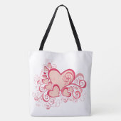 Valentijnsdag Canvas tas (Achterkant)