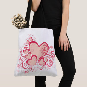 Valentijnsdag Canvas tas