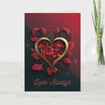 Valentijnsdag Card - Liefde altijd