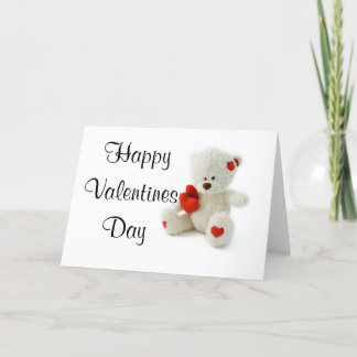 Valentijnsdag Card Teddy Bear Feestdagen Kaart