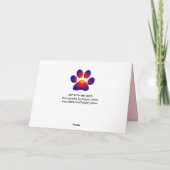 VALENTIJNSDAG CAT MET RODE ROSES FEESTDAGEN KAART (Achterkant)