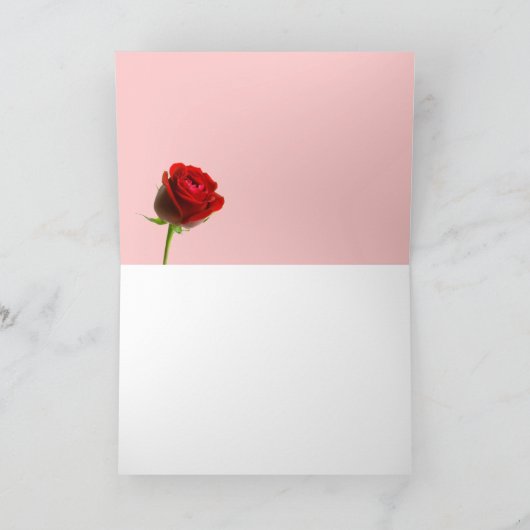 VALENTIJNSDAG CAT MET RODE ROSES FEESTDAGEN KAART (Binnen)