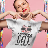 VALENTIJNSDAG CAT T-SHIRTS, KISSED EEN KAT GELIKT T-SHIRT
