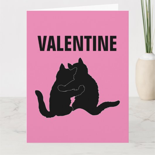 VALENTIJNSDAG CAT-WENSKAARTEN, ALLE 9 LEVEN CA KAART (Voorkant)