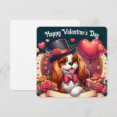 Valentijnsdag - Cavalier King Charles 2 - Kaart (Voorkant / Achterkant)