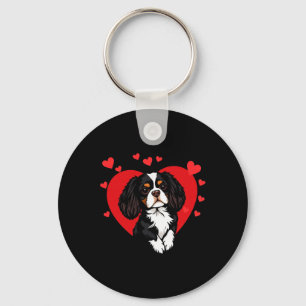 Valentijnsdag Cavalier King Charles Spaniel  Sleutelhanger