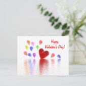 Valentijnsdag Celebratie Feestdagenkaart (Staand voorkant)