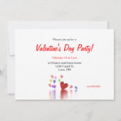Valentijnsdag Celebratie Kaart (Achterkant)