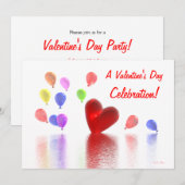 Valentijnsdag Celebratie Kaart (Voorkant / Achterkant)