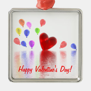 Valentijnsdag Celebratie Metalen Ornament