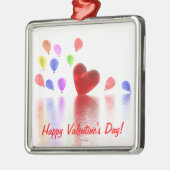 Valentijnsdag Celebratie Metalen Ornament (Links)