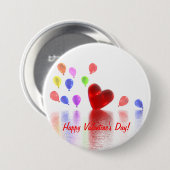 Valentijnsdag Celebratie Ronde Button 7,6 Cm (Voorkant /achterkant)