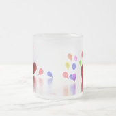 Valentijnsdag Celebration (foto-lijst) Matglas Koffiemok (Center)