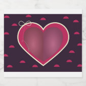 Valentijnsdag, champagne 🍾 etiketten 🥂 (Enkel label)