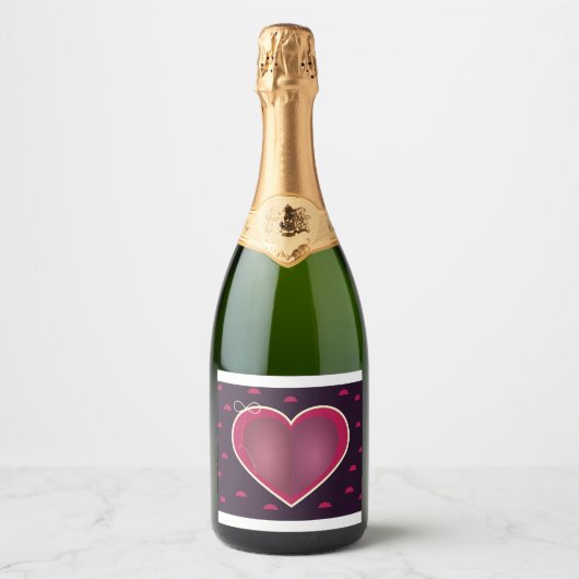 Valentijnsdag, champagne 🍾 etiketten 🥂 (Voorkant)