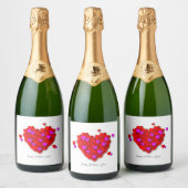 Valentijnsdag champagne 🍾 etiketten 🥂 (Flessen)