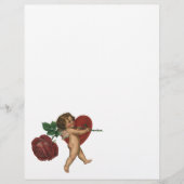 Valentijnsdag Cherub en Victoriaans Roos (Voorkant)