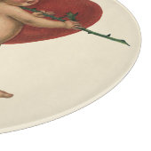  Valentijnsdag Cherub en Victoriaans Roos Snijplank (Hoek)