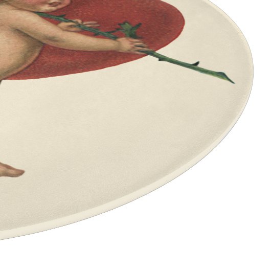  Valentijnsdag Cherub en Victoriaans Roos Snijplank (Hoek)