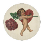  Valentijnsdag Cherub en Victoriaans Roos Snijplank (Voorkant)
