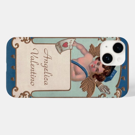  Valentijnsdag, Cherub met liefdesbrieven Case-Mate iPhone Case (Achterkant (horizontaal))