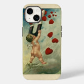  Valentijnsdag, Cherub met Magnet Hearts Case-Mate iPhone Case (Achterkant)