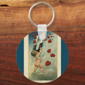  Valentijnsdag, Cherub met Magnet Hearts Sleutelhanger (Voorkant)